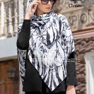 روسری نخ ابریشم گارزا ارکیده 122-171-67119