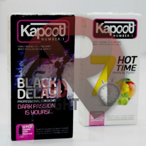 پک دو عددی کاندوم blak delay-hottim