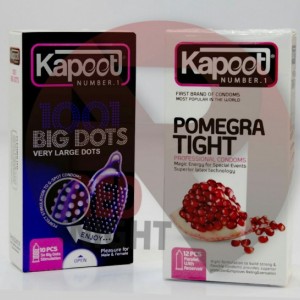 پک دو عددی کاندوم big dots pomegra tight