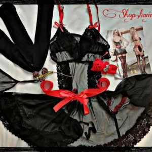 لباس خواب فانتزی پاپیون دار-52852