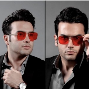 عینک آفتابی عدسی قرمز uy400-142655