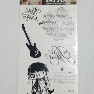 تتو موقت ورقی