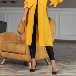 مانتو زنانه نخی مدل هانا