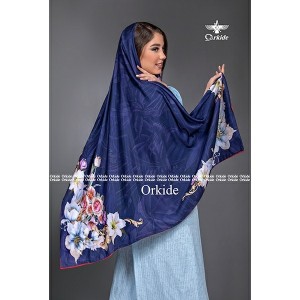 روسری نخ ابریشم گارزا برند ارکیده کد189
