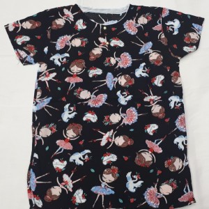 تیشرت تابستانه نخ تایلندی آستین کوتاه زنانه