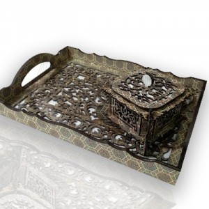 ست سینی و قندان-62585