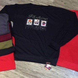 بلوز مخمل نگینی-68243