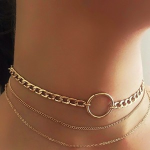 گردنبند سه ردیفه