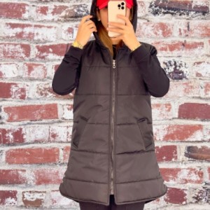 پافر ضدآب زنانه طرح سه دکمه