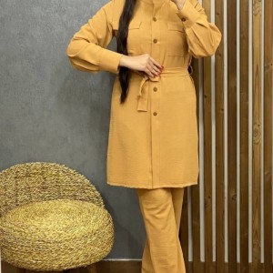 مانتو و شلوار زنانه مدل سوگند-75174