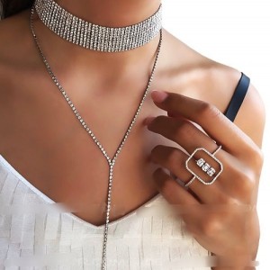 گردنبند نگینی .-76858