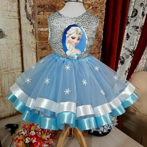 ست زیبای تاپ السا و دامن توتو-131188