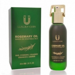 روغن رزماری 100 درصد خالص لاکچری کوین 40 میل جوانسازی پوست و مو