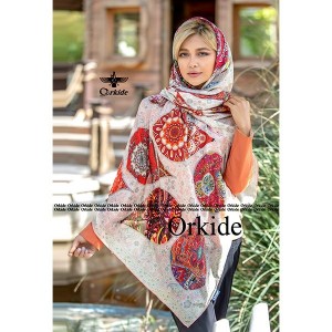 روسری پاییزه نخی امانوئل برند ارکیده کد74