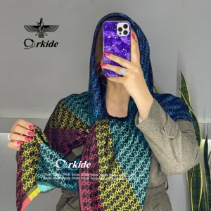 روسری نخی پاییزه برند ارکیده کدNPE03